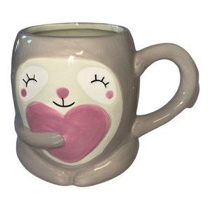 Sloth Holding A Heart Coffee Mug